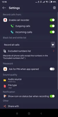 Call Recorder android App screenshot 2