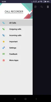 Call Recorder android App screenshot 3