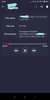 Call Recorder android App screenshot 6